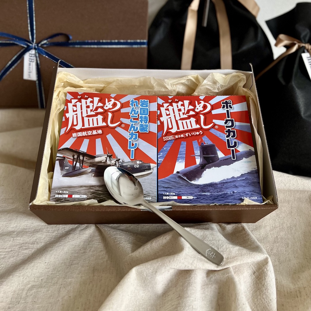 【艦めしギフト スプーン&6食セット】ボックス(リボン付き)